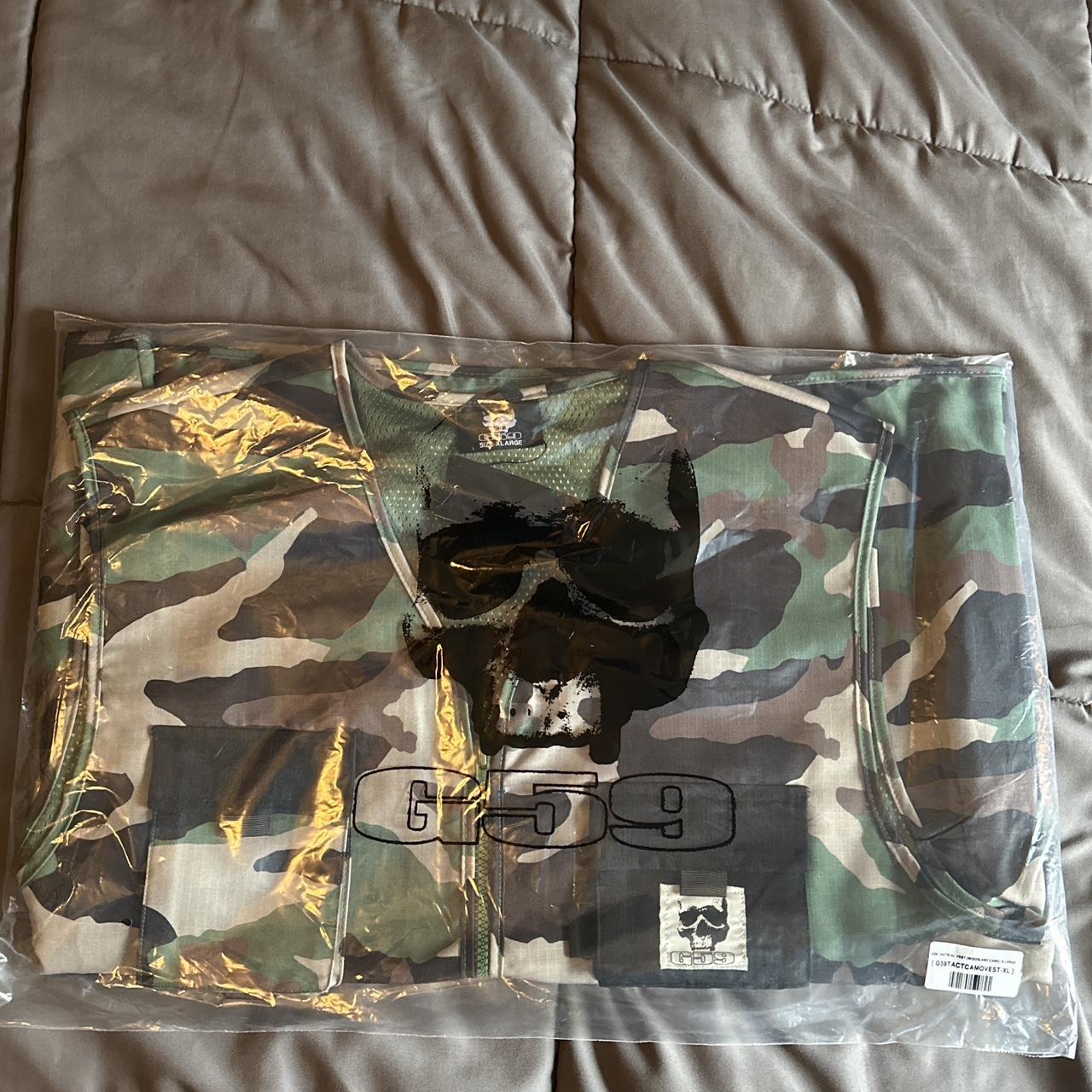 G59 TACTICAL VEST (WOODLAND CAMO) $uicideboy$... - Depop