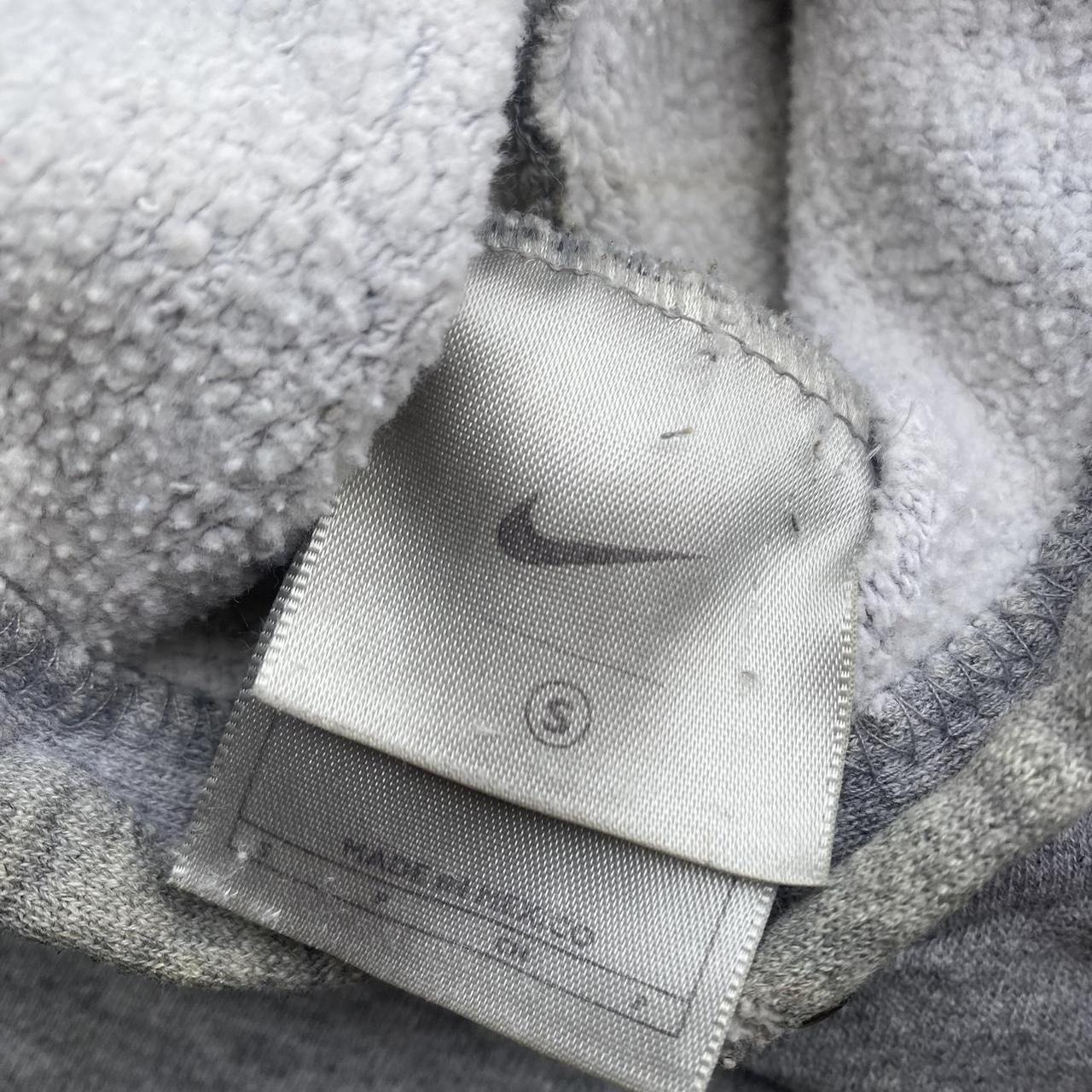 Vintage 90s y2k silver grey Nike center swoosh... - Depop