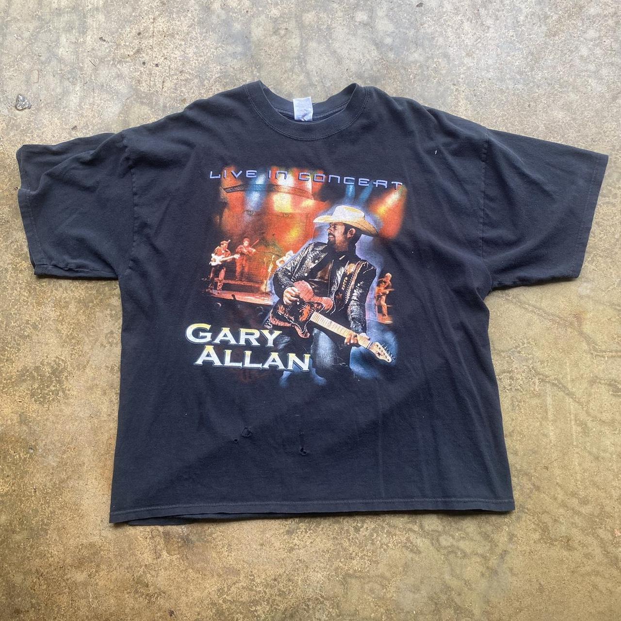 Vintage 00s Gary Allen boxy country music graphic... - Depop