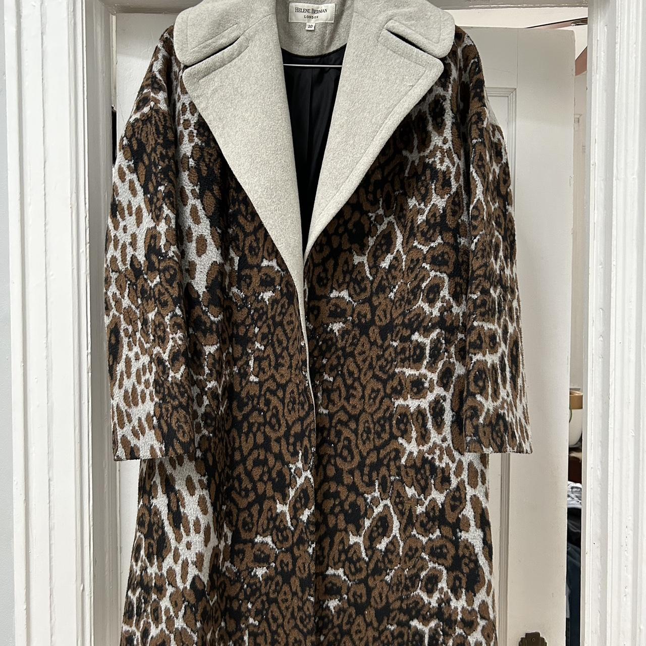 Helene berman leopard print coat best sale