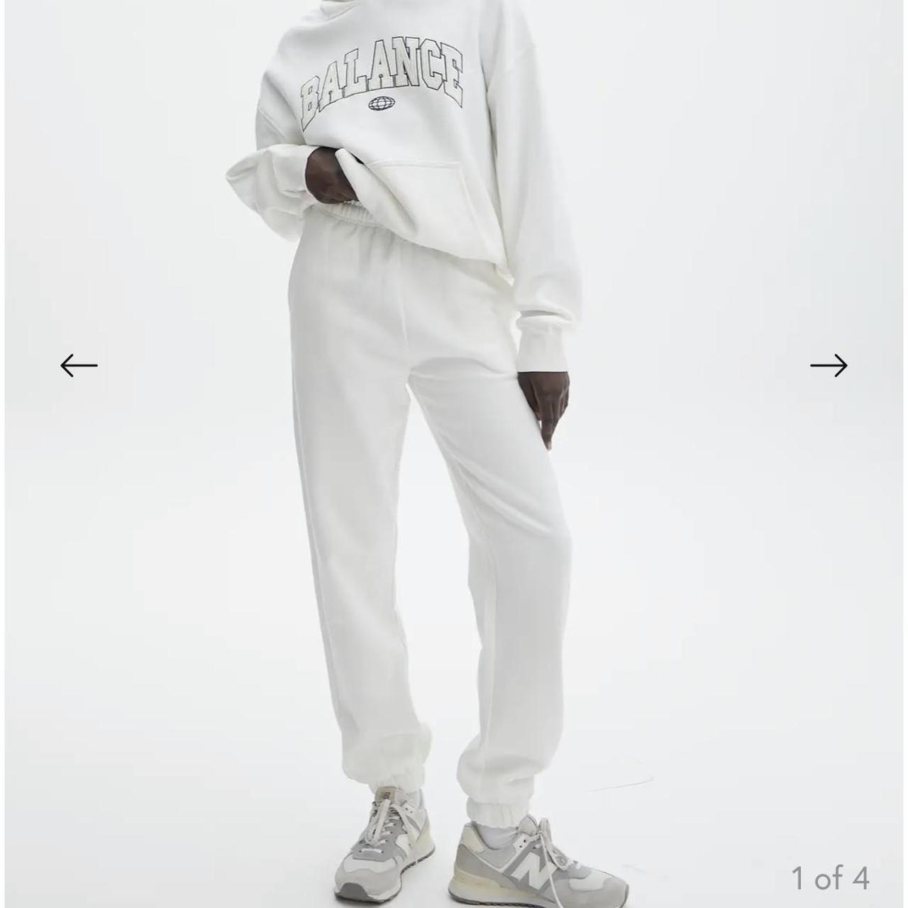 Glassons white joggers Selling too big Size s Depop