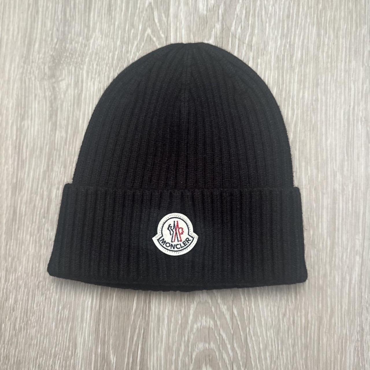 Moncler Beanie with Scannable NFC Tag and original... - Depop