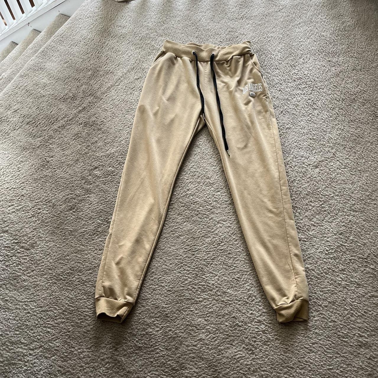 Light tan sweatpants sale