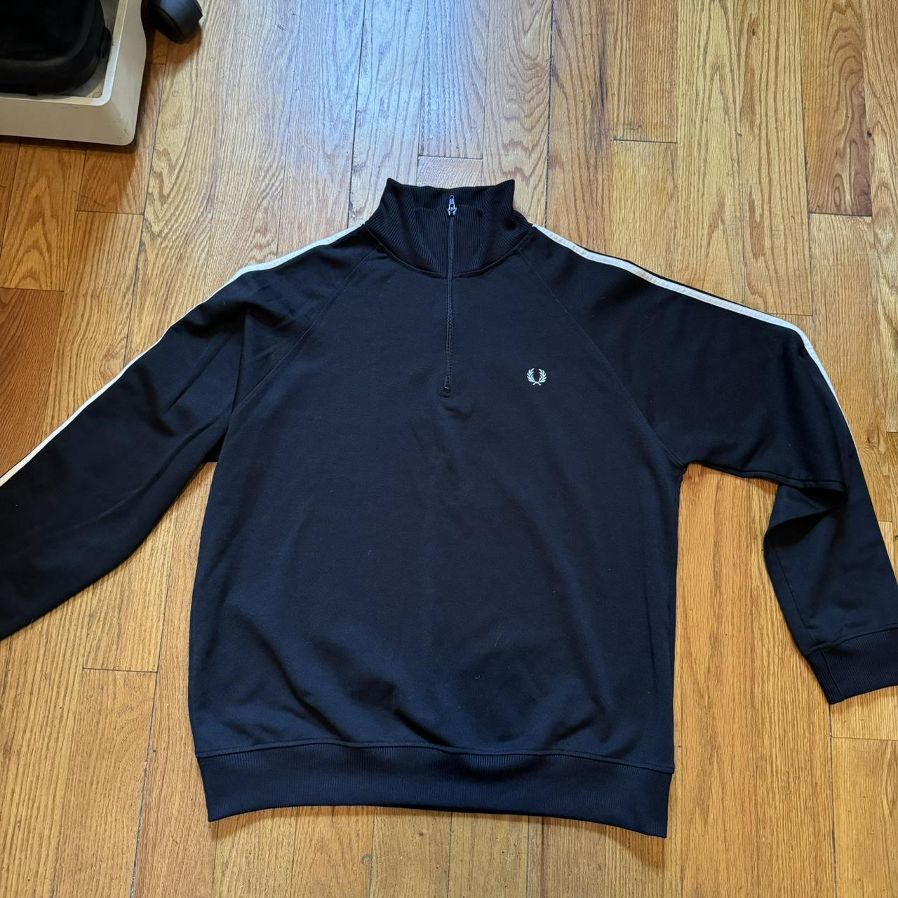 Vintage Fred Perry pull-over track jacket. Great... - Depop