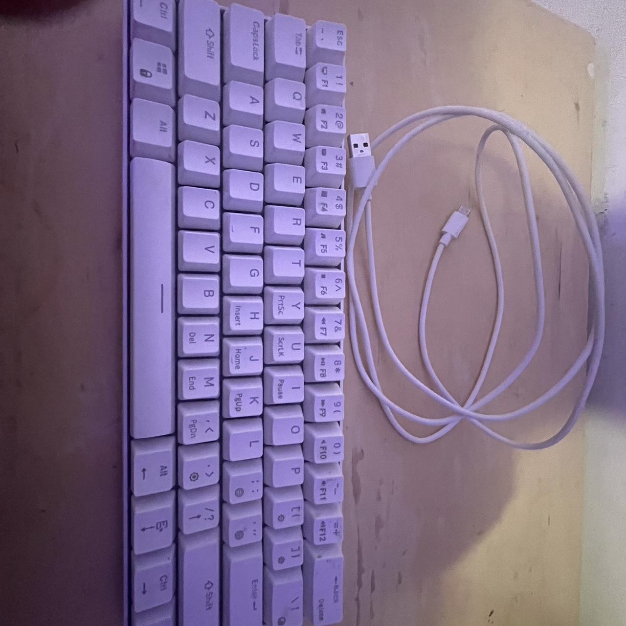 RK ROYAL KLUDGE RK61 Wired QMK/VIA 60% Mechanical... - Depop