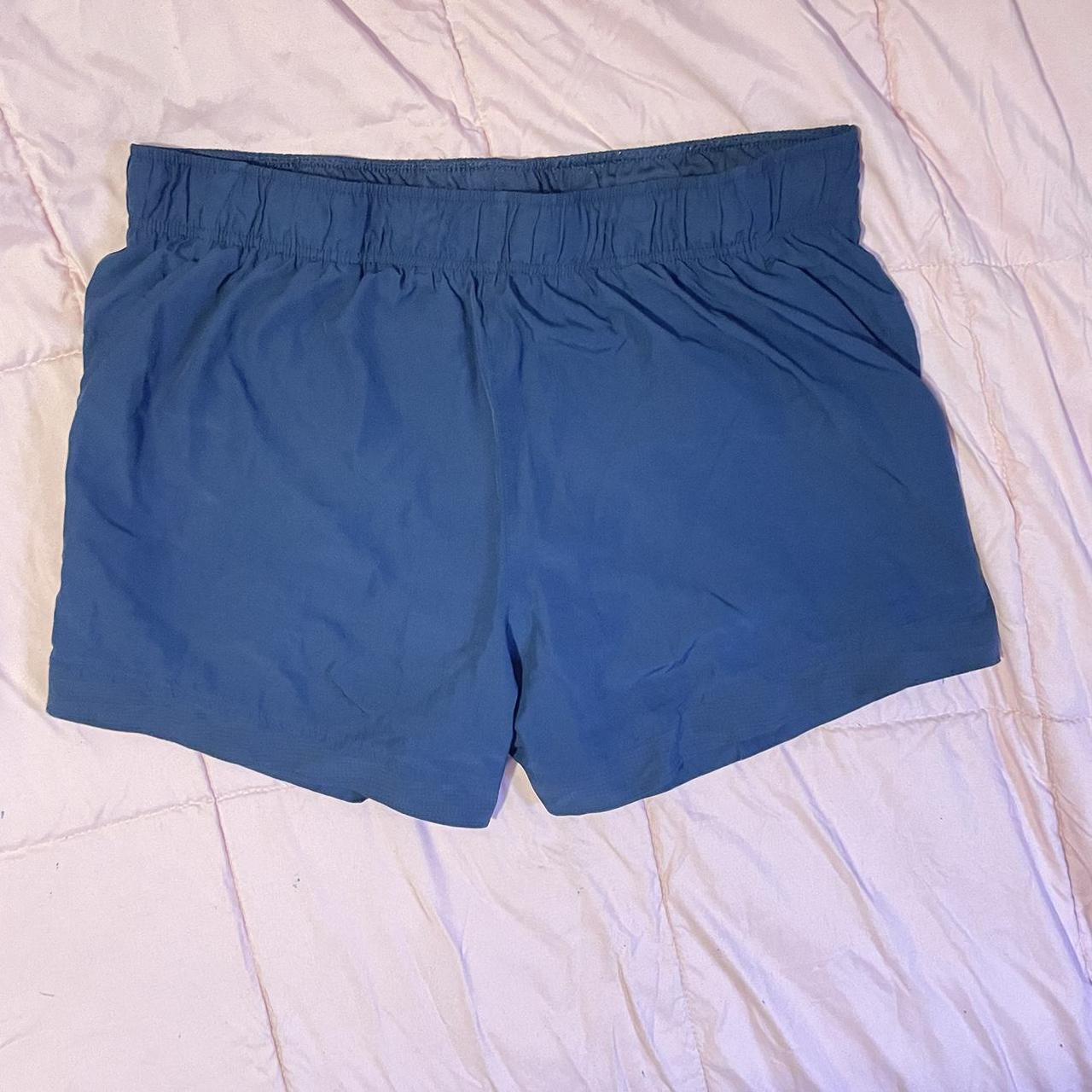 XXL/2XG Navy Blue Athletic Running Shorts with Built... - Depop