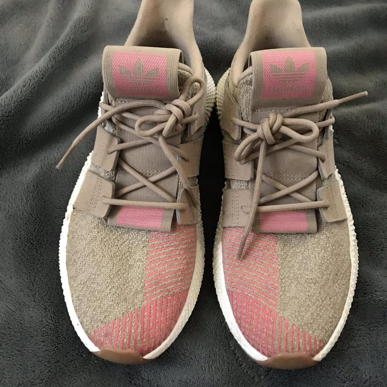 Adidas prophere trace cheap khaki & chalk pink