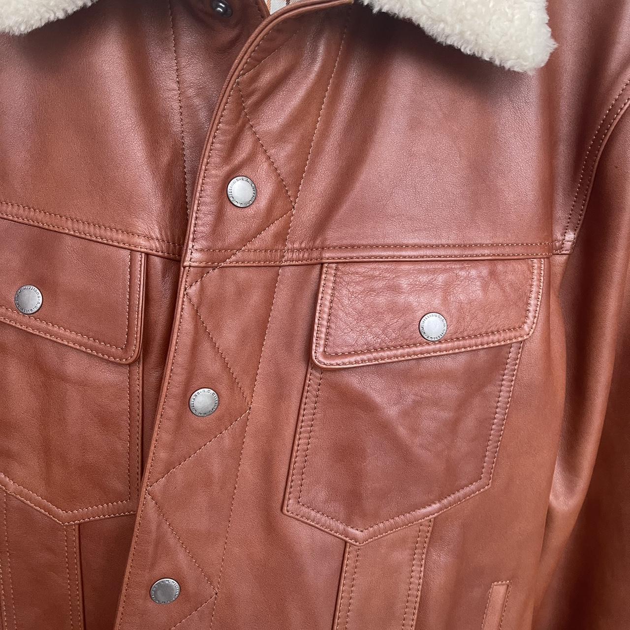 Rm williams leather on sale jacket