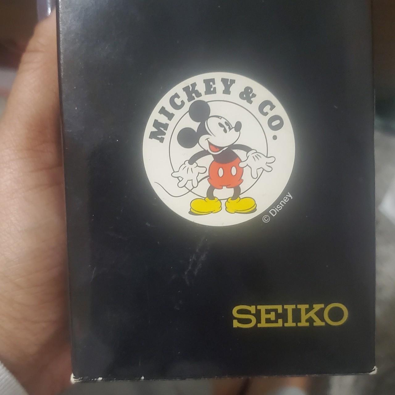 Mens seiko mickey mouse on sale watch