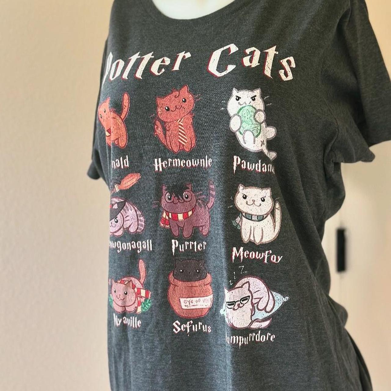 Potter cats t shirt best sale