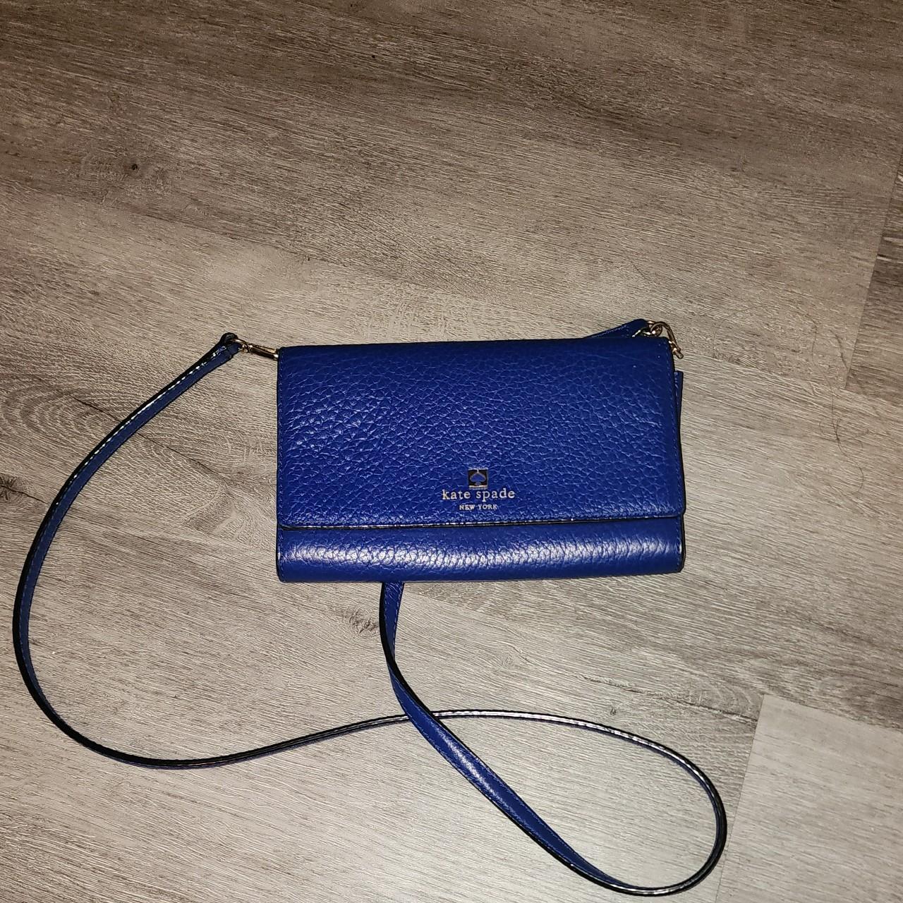 Kate Spade Navy Blue Bag Good condition. The only... - Depop