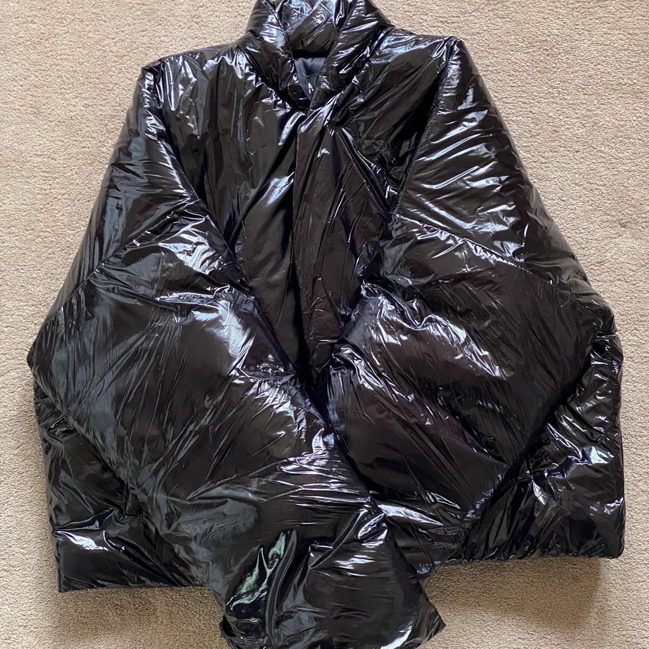 UK Man Shiny Puffer Jacket Mens Size Depop