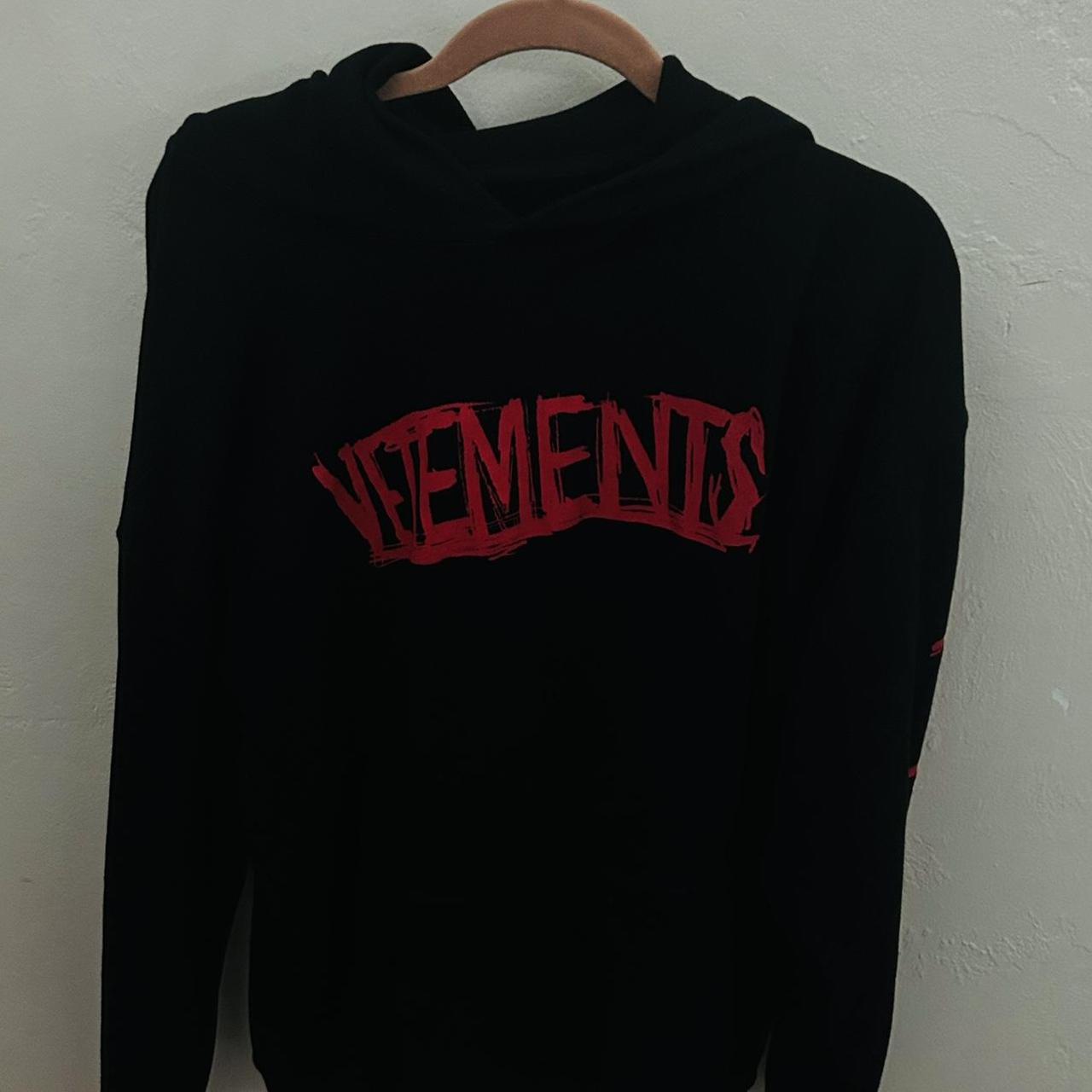 Vetements hoodie outlet reversible