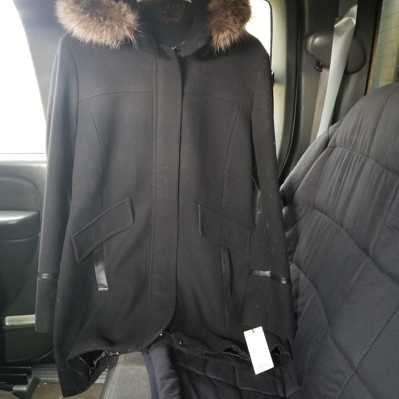 Trina turk black store coat