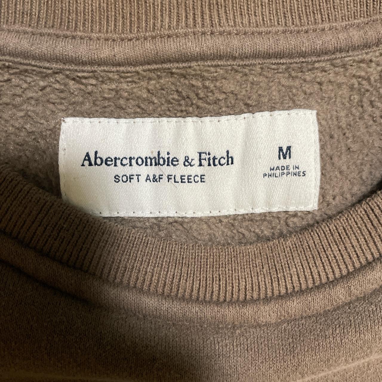 -Abercrombie & Fitch Crew Neck -Color: Brown -Size:... - Depop