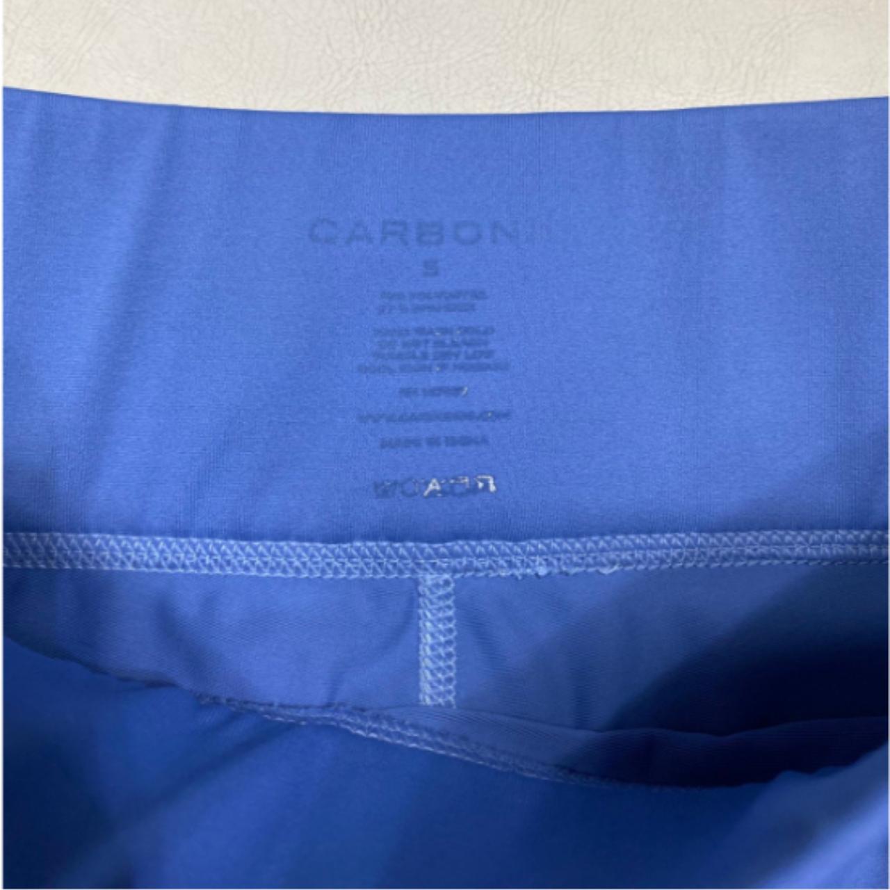Carbon 38 Crochet Baby Blue leggings size  - Depop