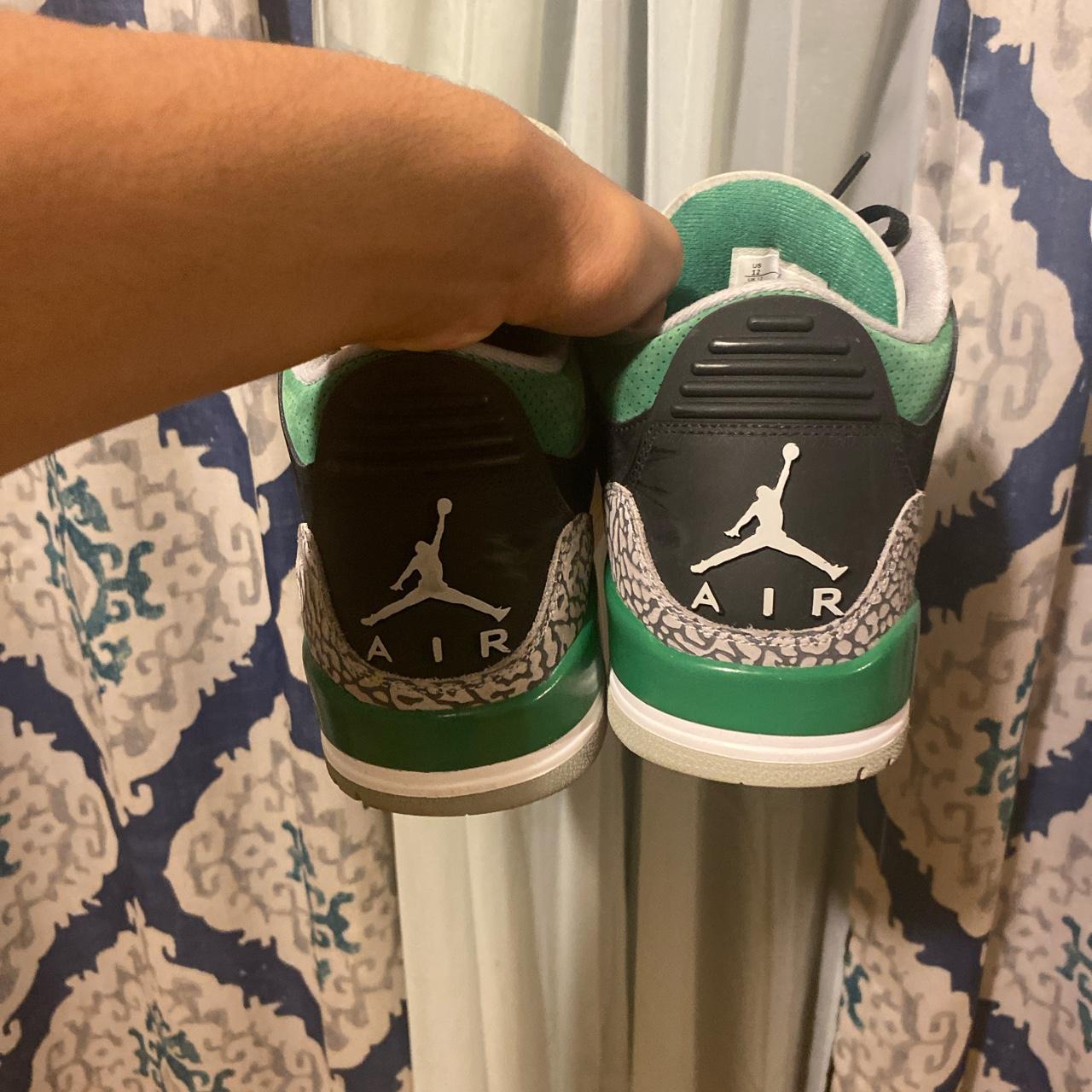 jordan 3s black and green