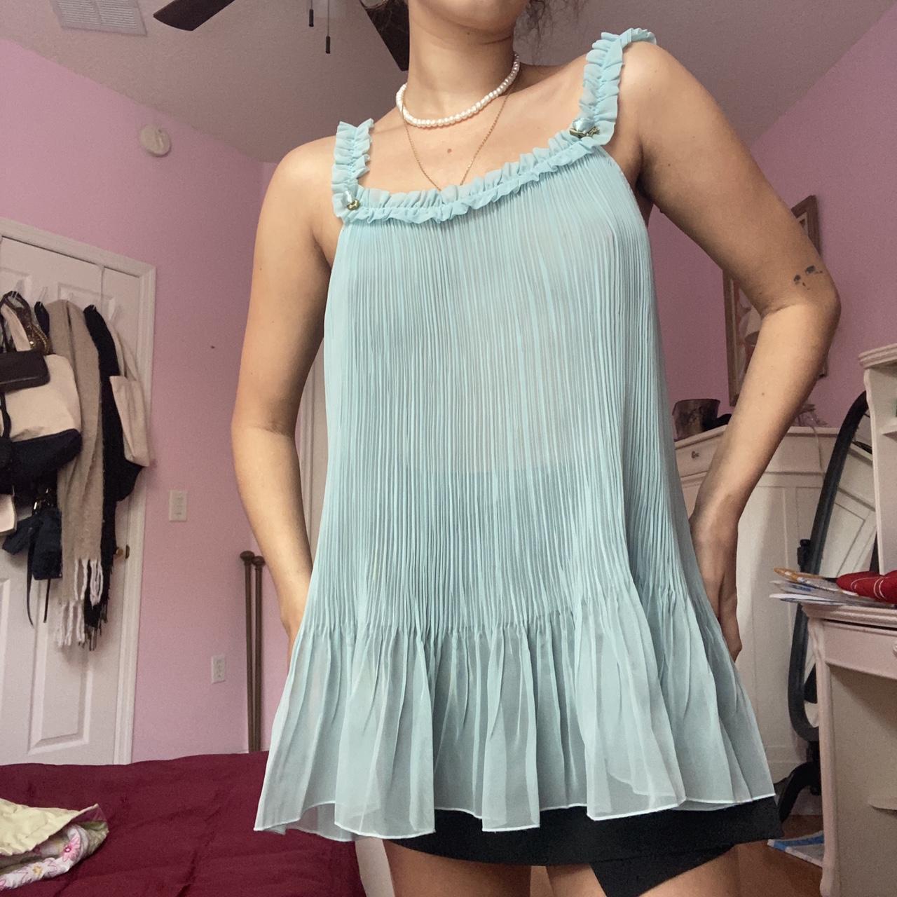 Fan Slip Mini Dress