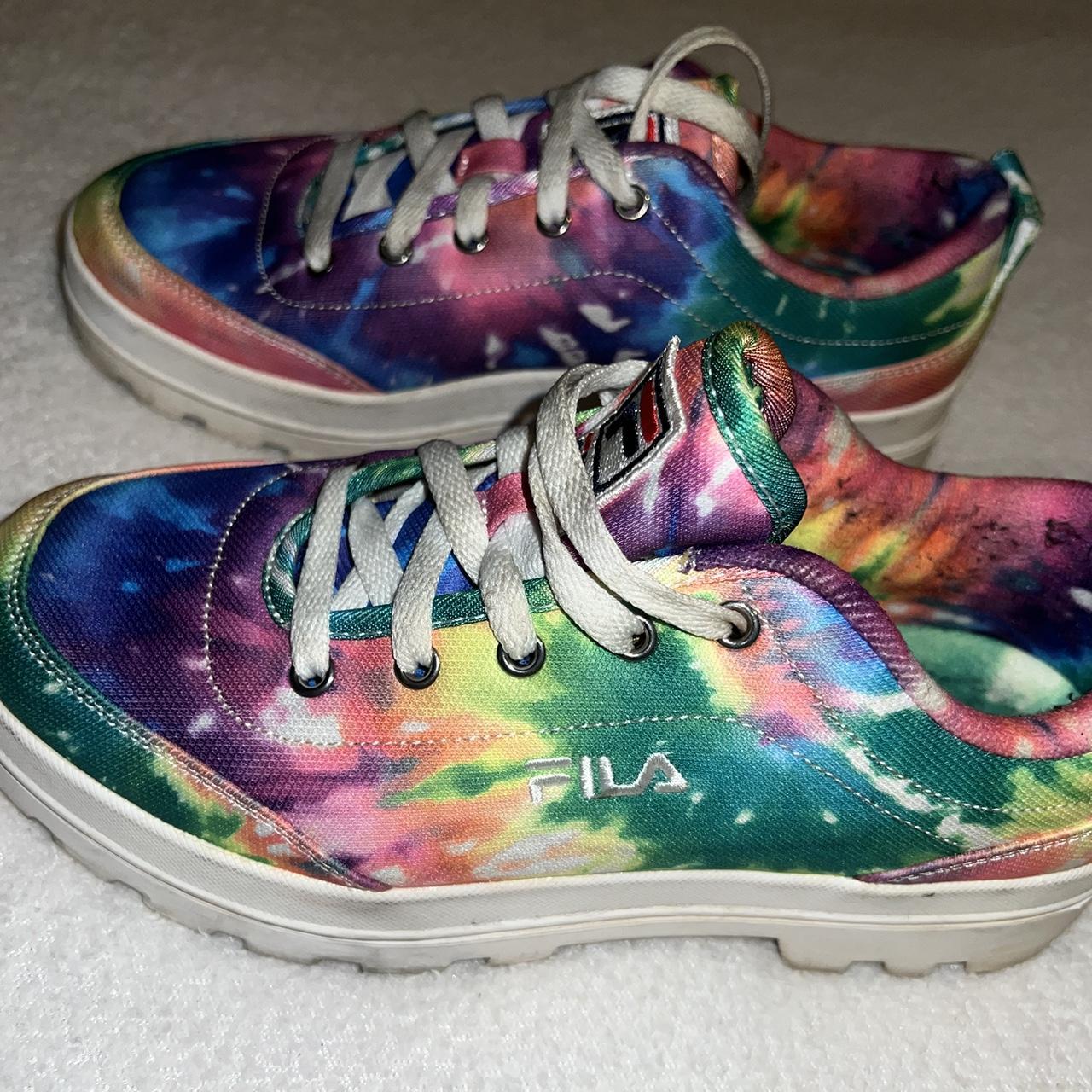 Casual Shoes Fila Tie Dye Trainers Uk Fila Tie Dye Women's