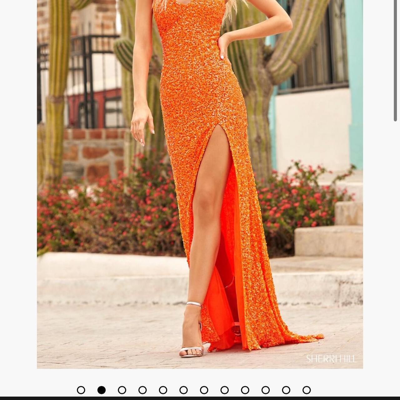 Orange Sherri Hill Dress