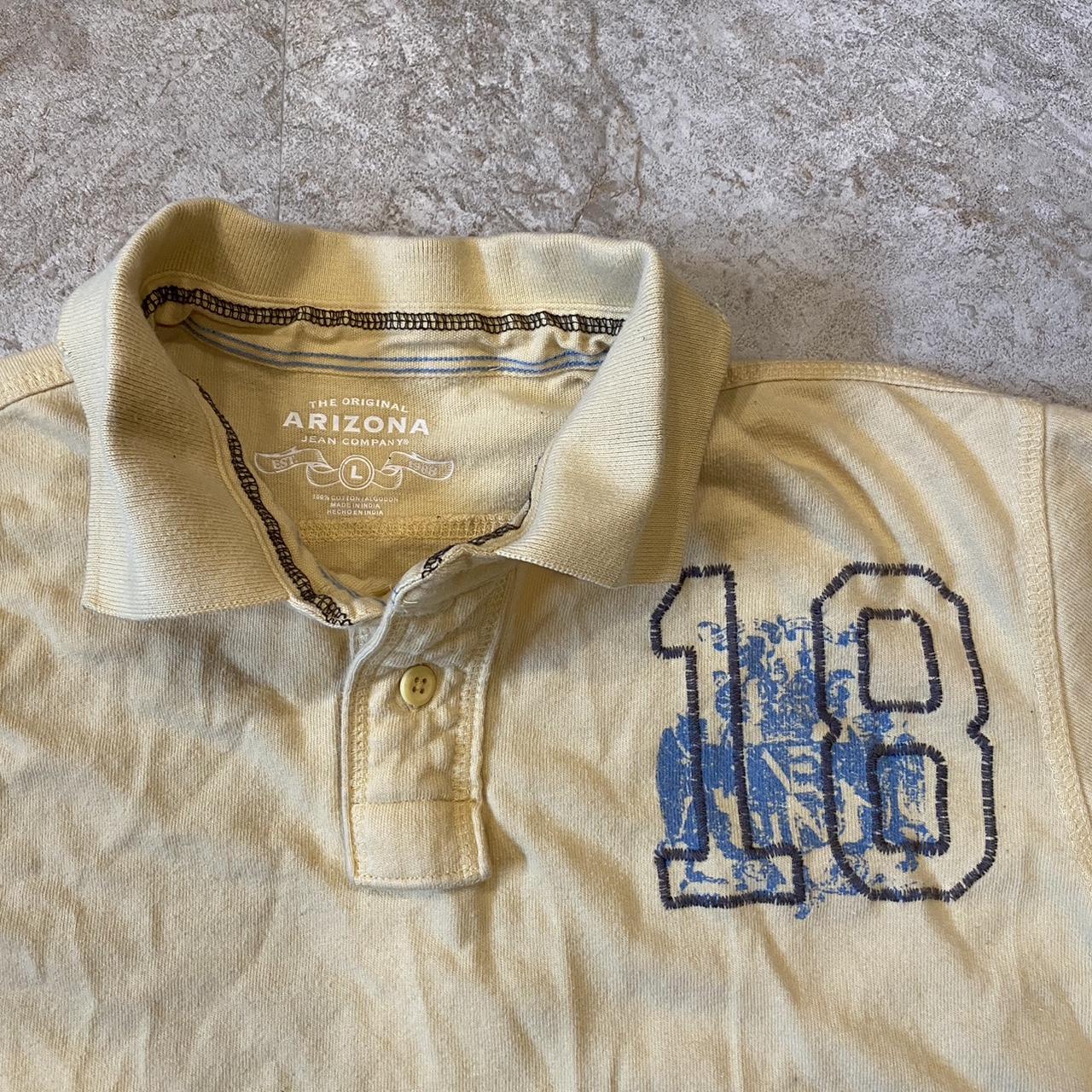 90s-2000s graphic polo. good condition, mens size | Depop