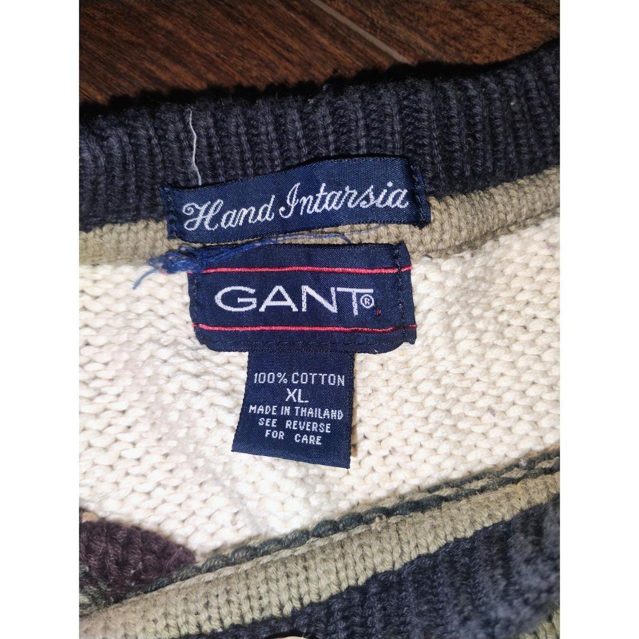 GANT Men's Cardigan - Multi - XL – Vintage Gant M… - image 3