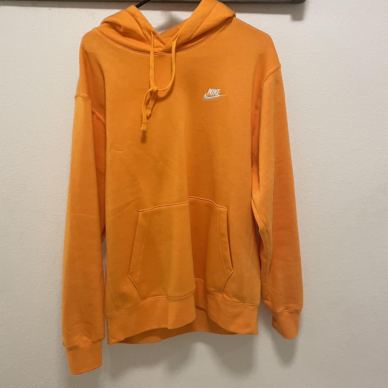 mens orange nike hoodie