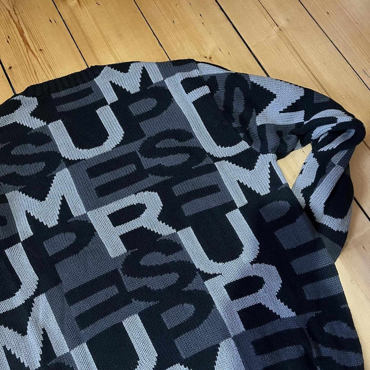 Supreme big outlet letters sweater