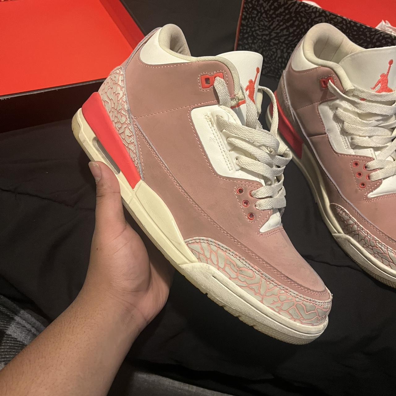 rust pink jordan 3