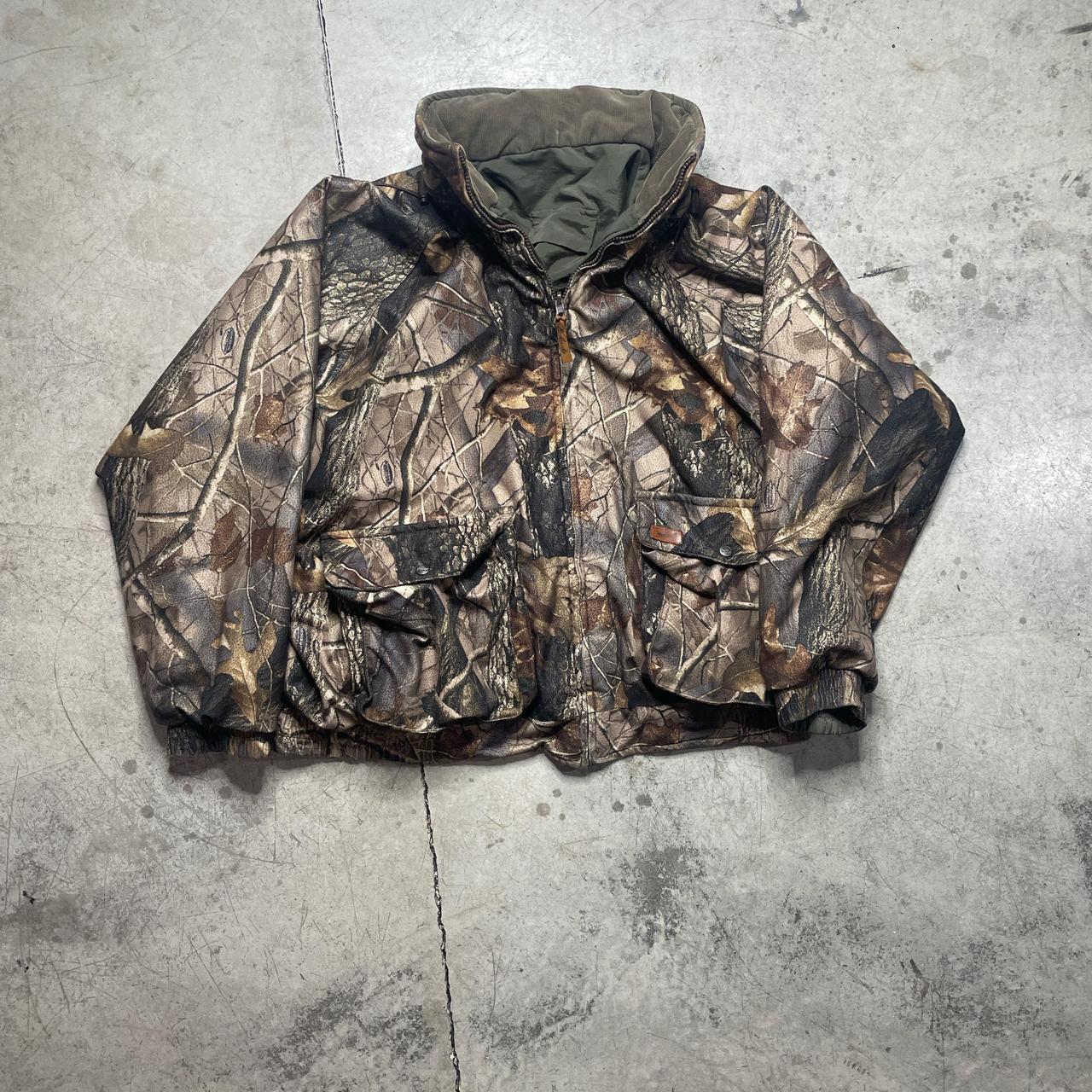 Reversible woodchick mossy oak jacket - Depop