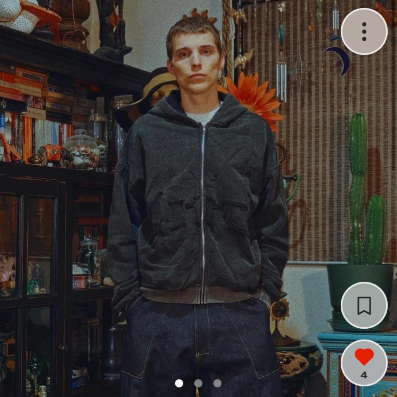 DITCH.LA Arch logo zip up (size M, worn once, like... Depop