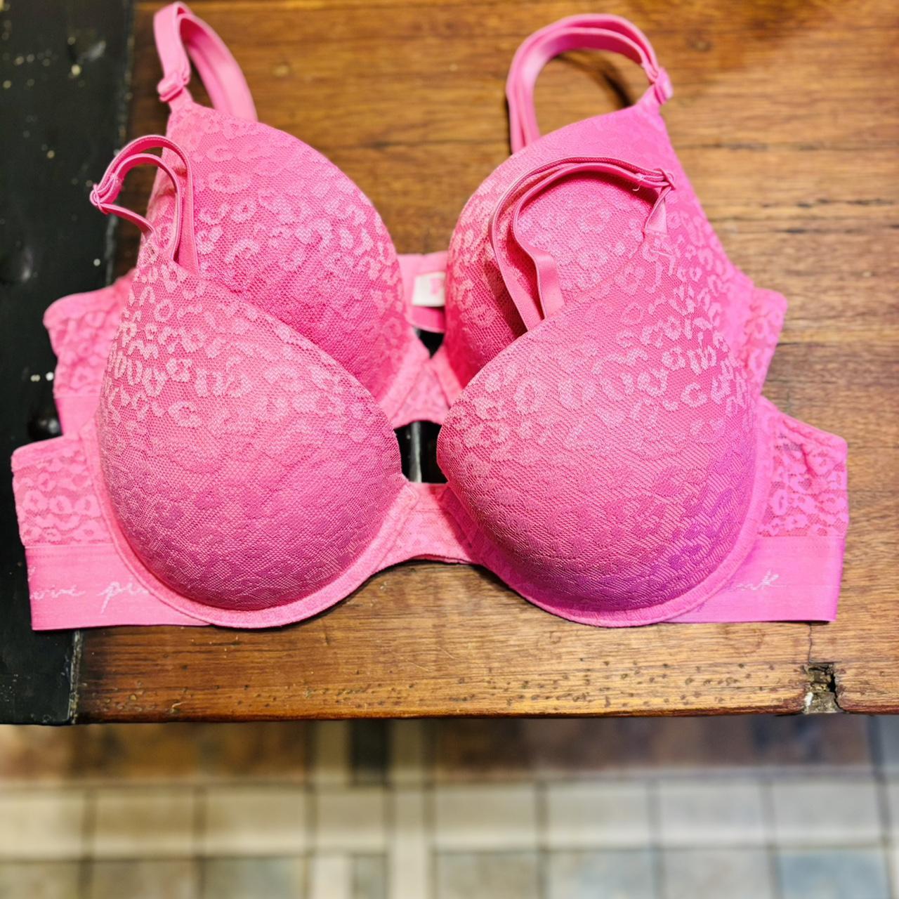 Victorias Secret Pink wear everywhere push up bra. - Depop