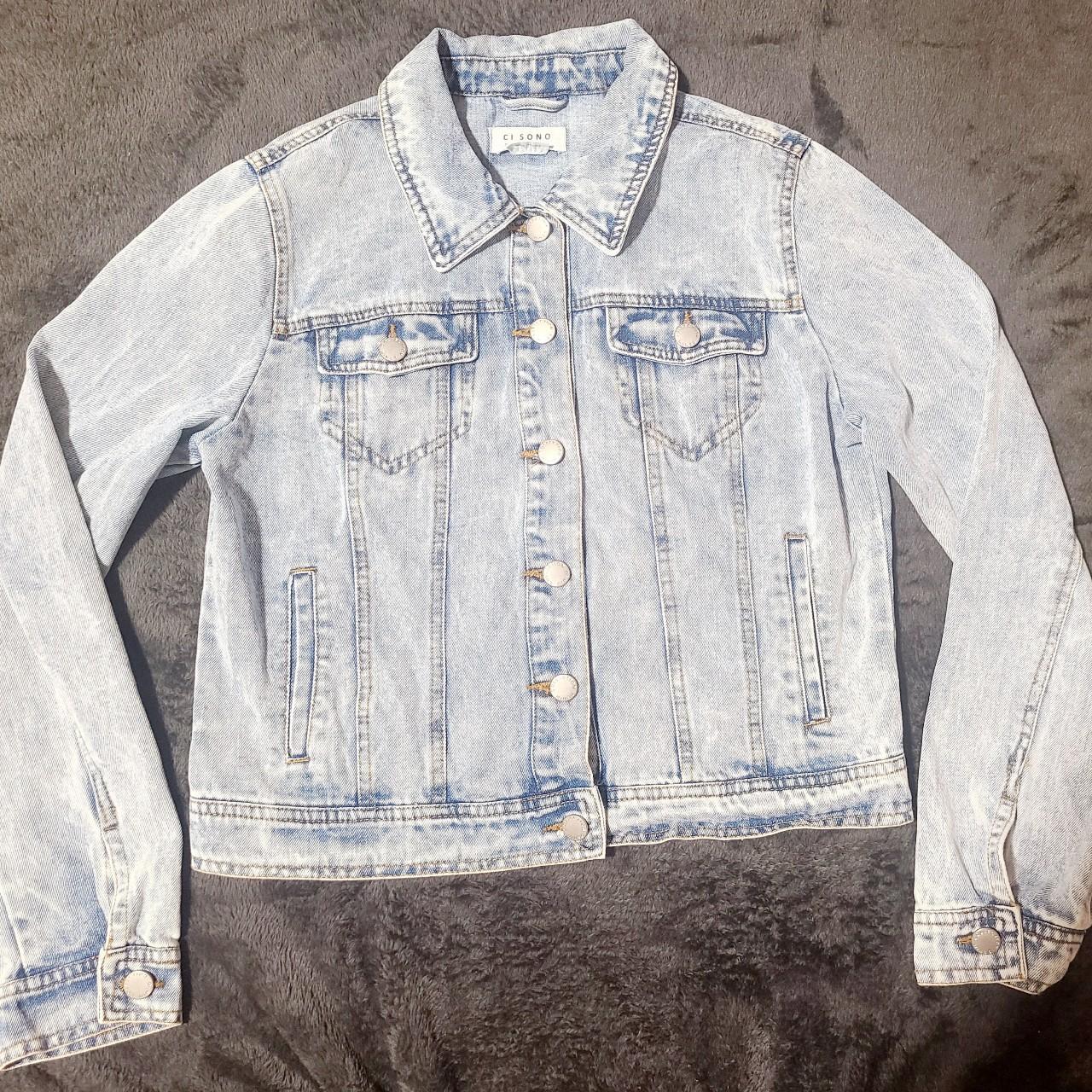 CI SONO denim jacket size L. In excellent... - Depop