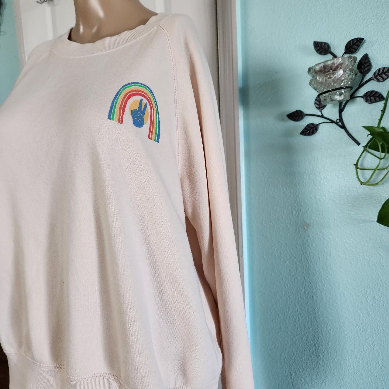 Old navy rainbow online sweatshirt