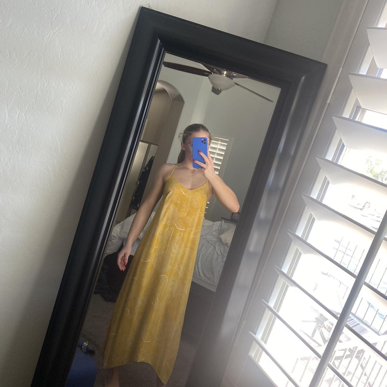 Gap yellow outlet dress