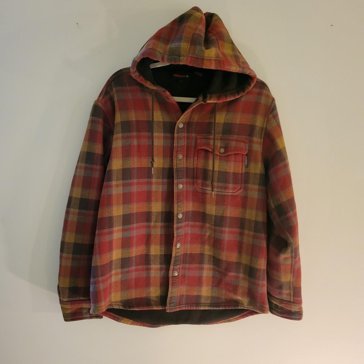 Wolverine hooded flannel Clearance