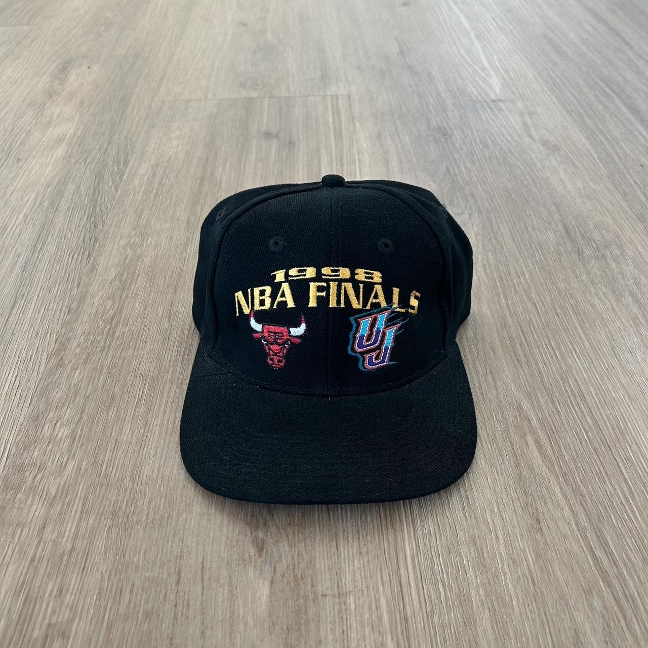 1998 Nba Vintage Nba Finals Hats MITCHELL NESS CHICAGO BULLS UTAH