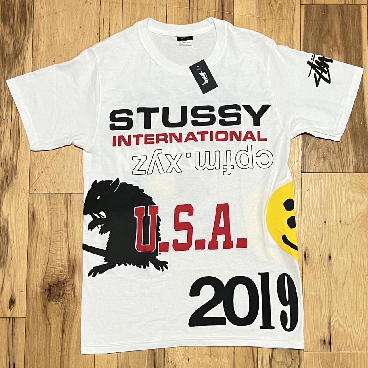 Stussy Sean Paul Collab T-Shirt White Size Large | Depop