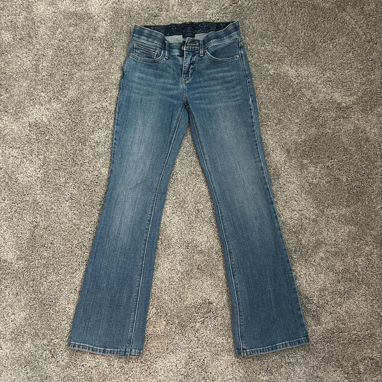 Vintage Levi’s low rise bootcut jeans. Size 2 very... - Depop