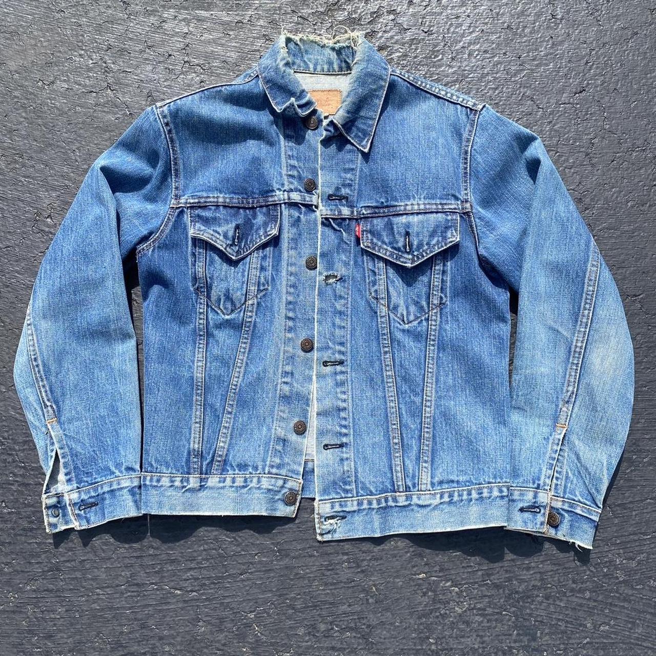 vintage 1970s levi’s denim jacket amazing condition... - Depop