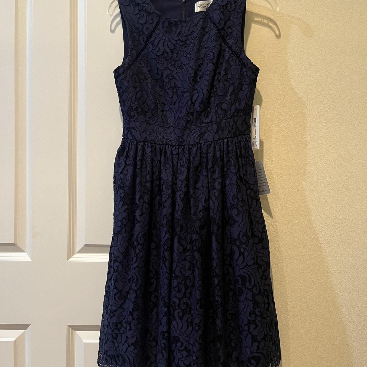 Eliza j lace midi 2024 dress