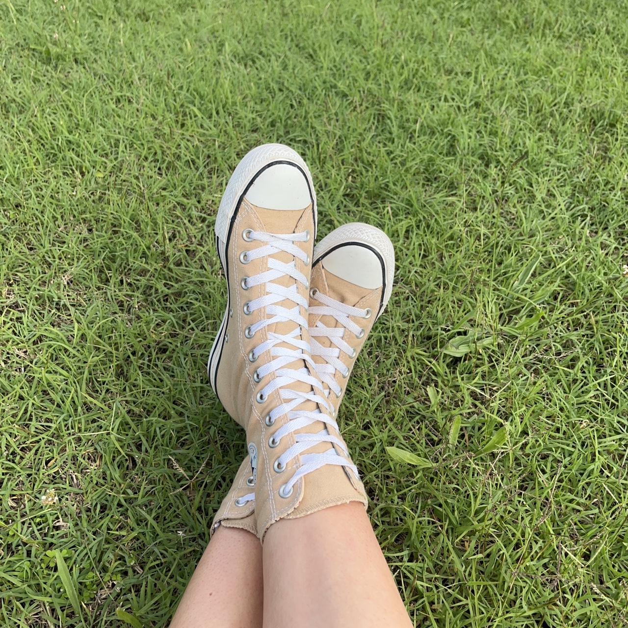 How To Wrapping Converse Laces Around Ankle Tie High Top Converse