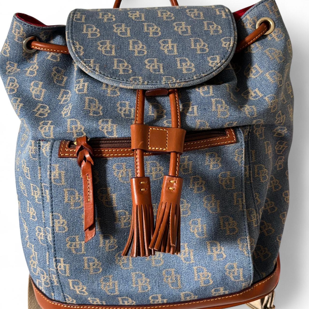 Dooney & Bourke Women's Backpacks - Blue/Brown – … - image 1
