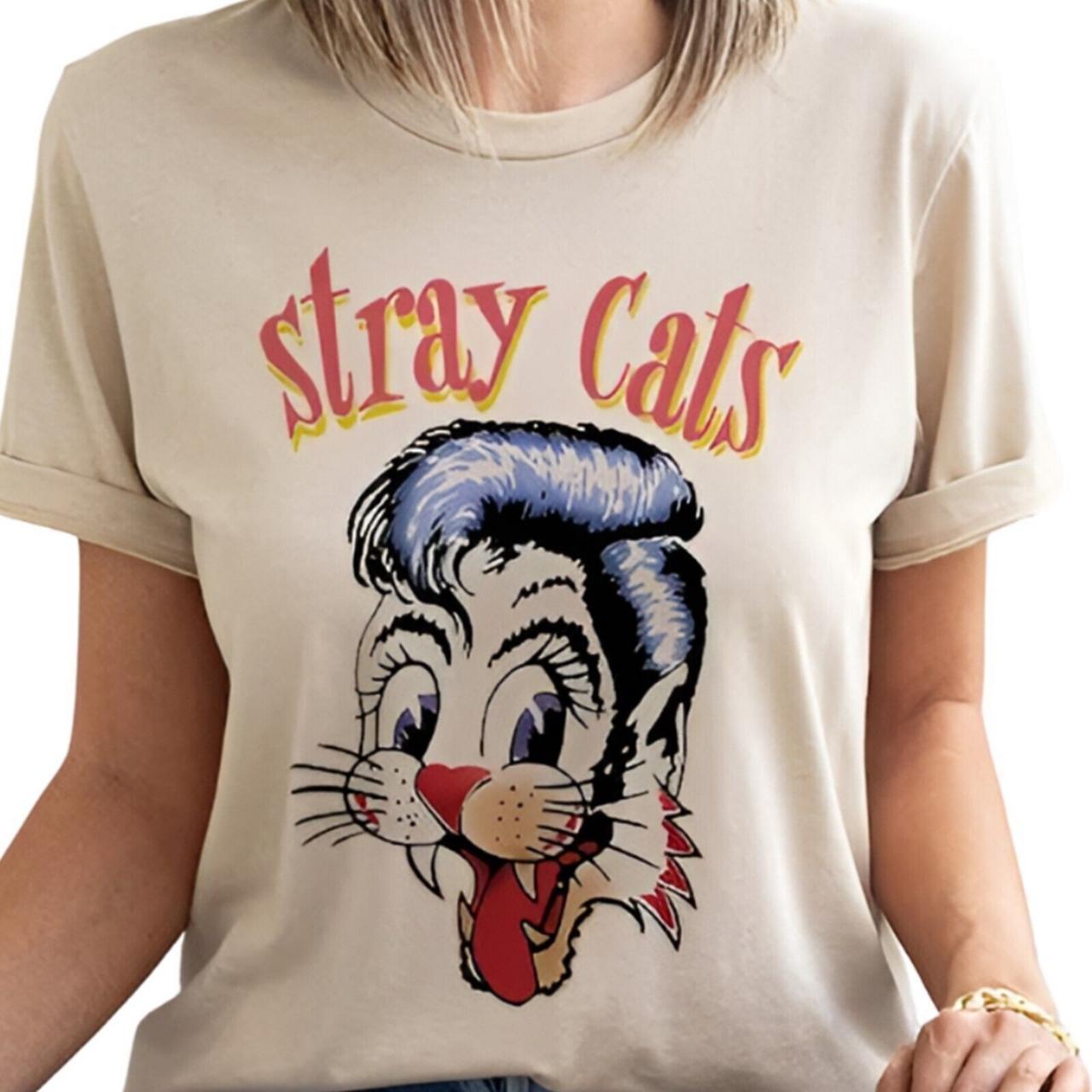 Vintage stray hotsell cats t shirt