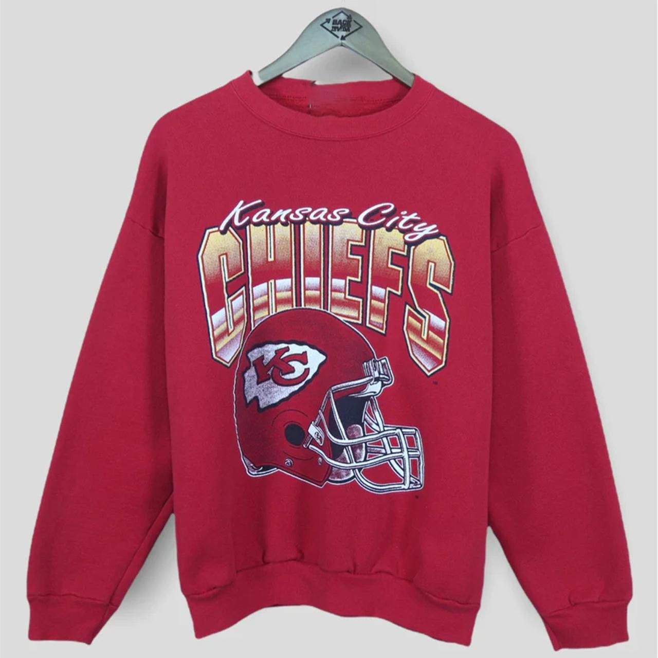 90s Kansas City Chiefs Vintage Sweatshirt Product Depop