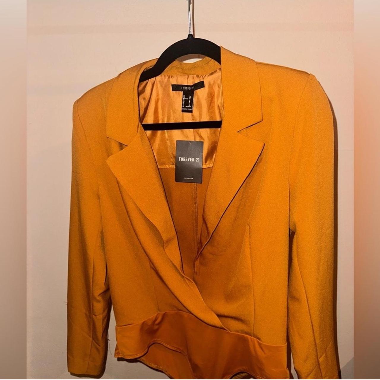 Orange blazer forever on sale 21