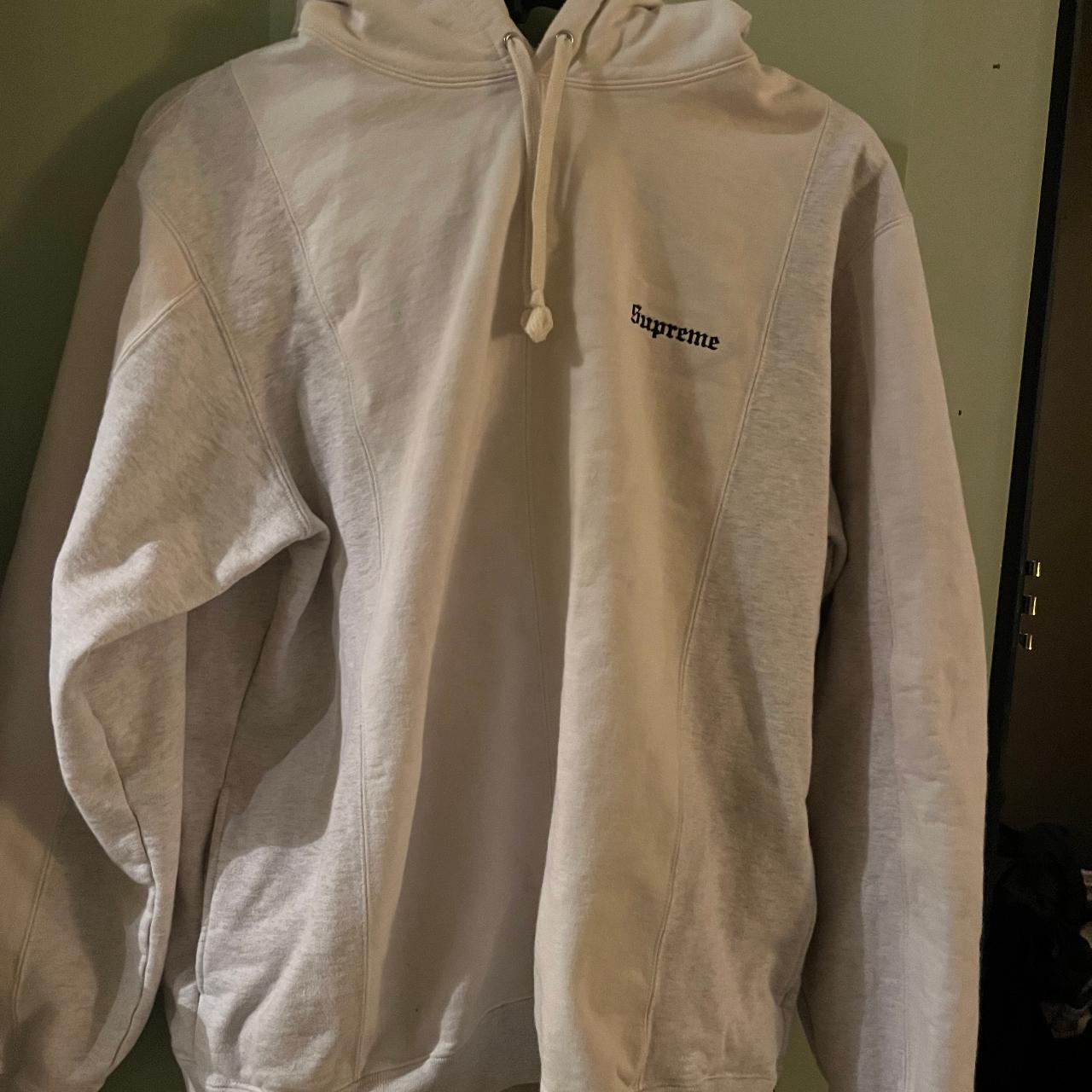 Beige 2025 supreme hoodie