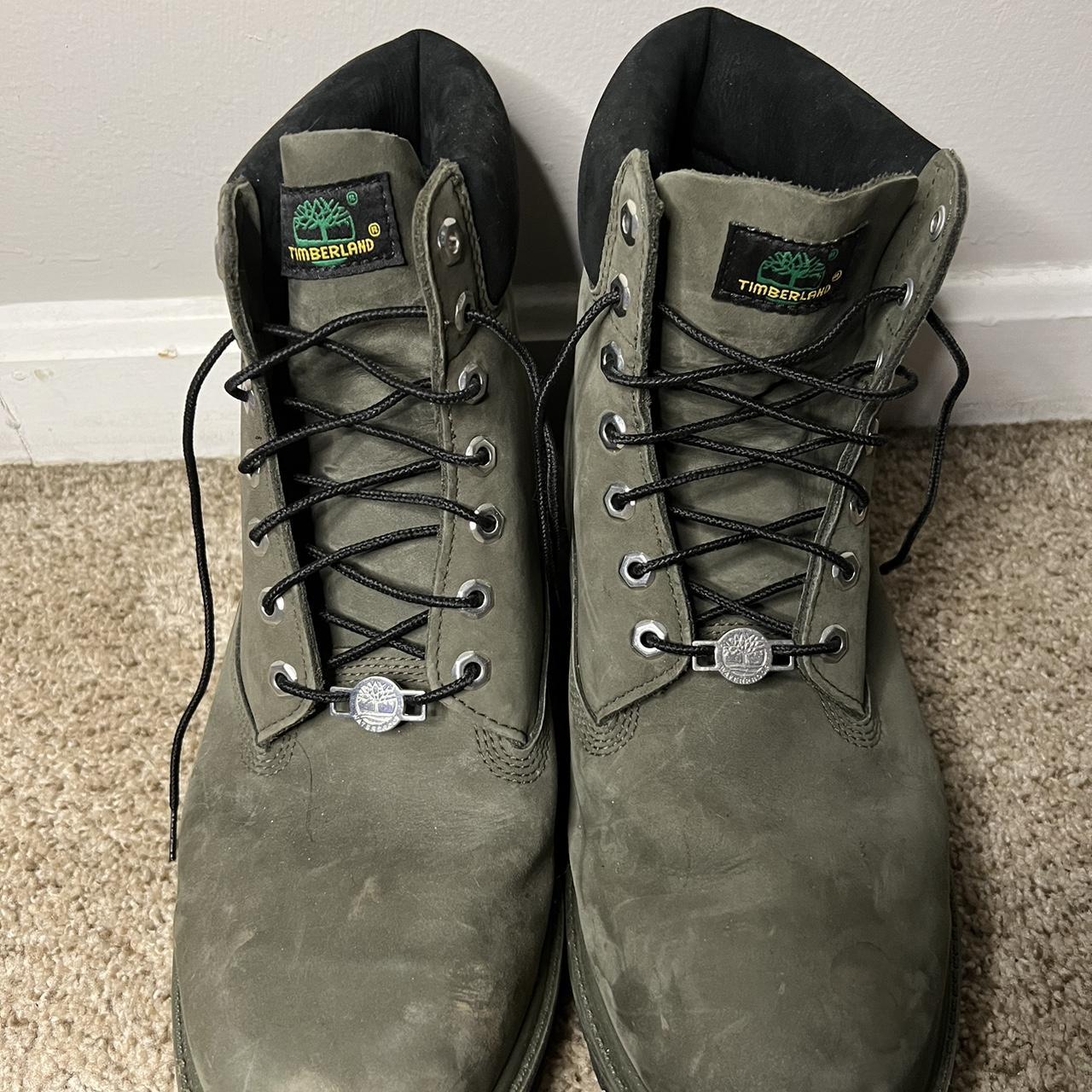 olive green timberland field boots