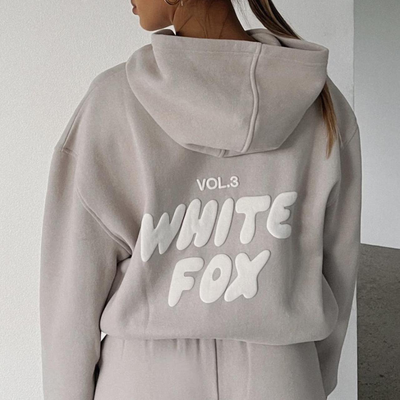 White Fox Offstage Hoodie in the color Moon. In... - Depop