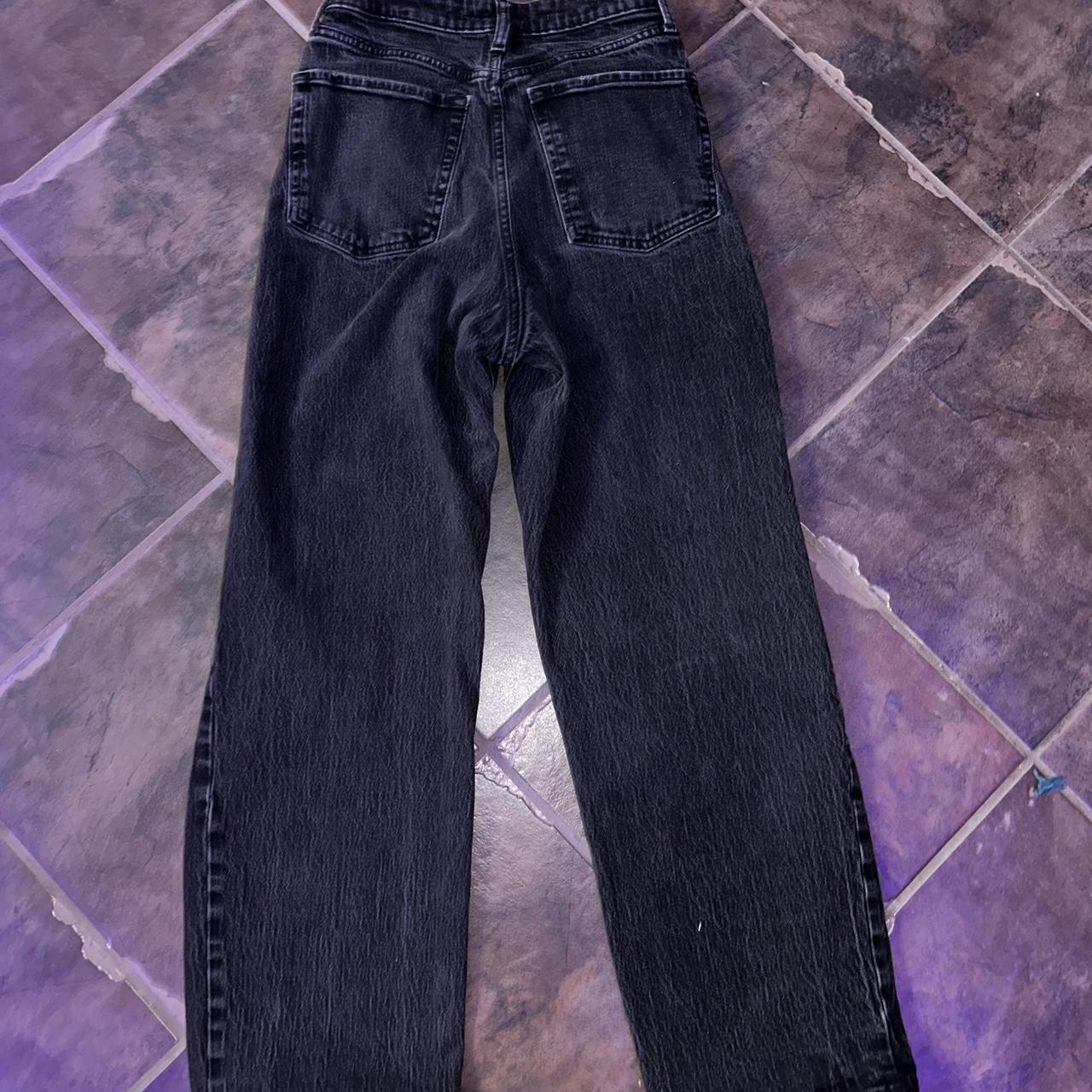 black wild fable jeans, high rise and baggy holes - Depop